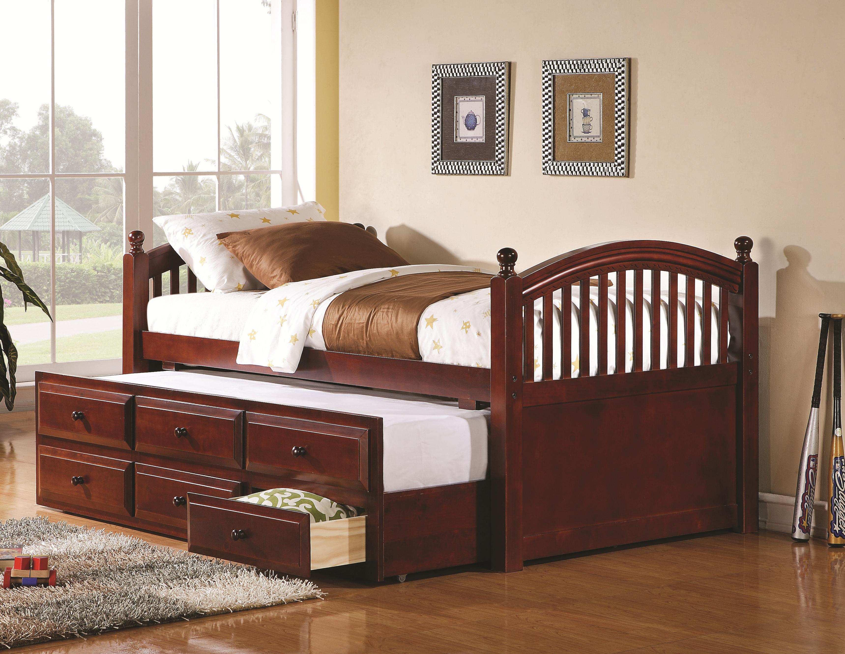Coaster Daybeds by Coaster 400381T Captain's Daybed with Trundle and